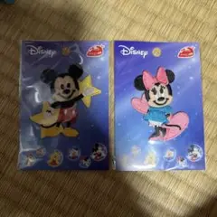 ミッキー&ミニー　ワッペンセット