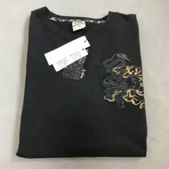 和柄 和風景 龍 桜 Tシャツ