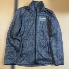 エディーバウアーソフトシェルフリースジャケット L刺繍ロゴグレージップアップ古着