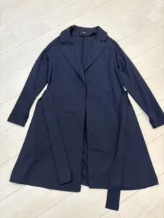 DHC カットソー　ロングジャケット　ネイビー