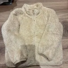 ベージュ フリース アウター