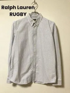 Ralph Lauren RUGBYラルフローレン　古着ストライプBDシャツのサムネイル