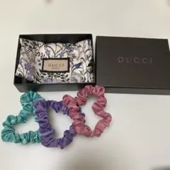GUCCI GGパターン シュシュ ブラウン - メルカリ