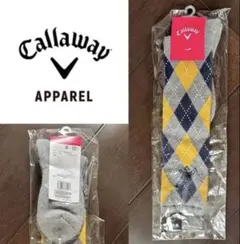 ★ Callaway アーガイル柄 ソックス FR