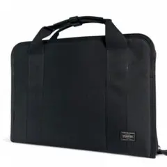 美品 PORTER ポーター クリップ ブリーフケース ビジネスバッグ 黒