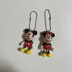 ミッキー＆ミニー マスコット キーホルダー 2点セットのサムネイル