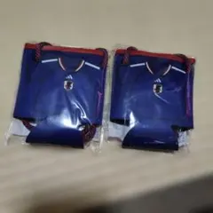 日本代表サッカー　350ml缶ホルダー、ストラップ付き　2点未使用