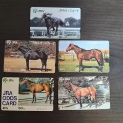 JRAオッズカード30度数未使用5枚セット