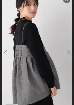 GLOBAL WORK グローバルワーク　ジャガードキャミブラウス