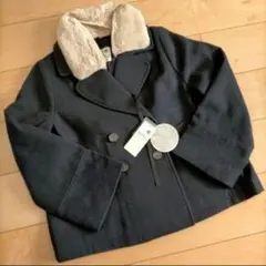 ★H107　新品　3wayダブルショートコート　M