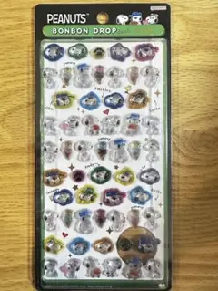 スヌーピー　ボンボンドロップシール　ボンドロ スヌーピー&きょうだいたち