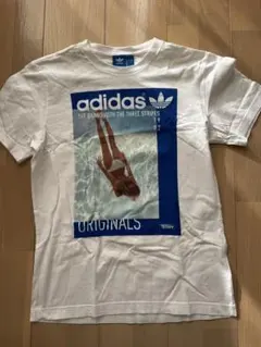 adidas グラフィックTシャツ M ホワイト