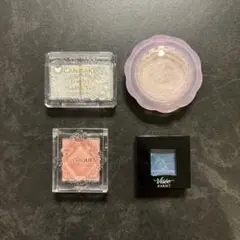 アイシャドウ　まとめ売り4つ　visee、ESPRIQUE、CANMAKE