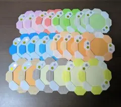 折り紙メダル　お花の形