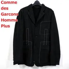コムデギャルソンオム 田中オム ステッチテーラードジャケット ブラック メンズ 2025年最新】comme des garcons ジャケット テーラード ステッチ