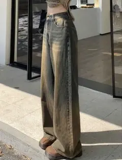 shein DAZY ワイドデニムパンツ