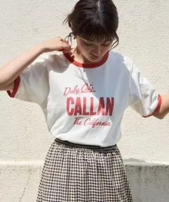 【着画】フリークスストア VINTAGE AMERICANロゴリンガーTシャツのサムネイル
