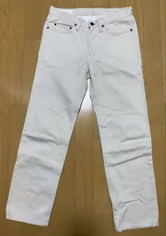 オフホワイト デニムパンツ