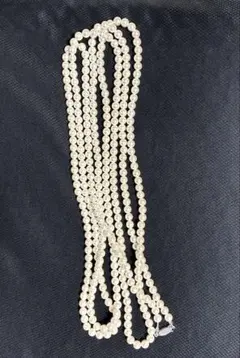 模造ホワイトパールネックレス