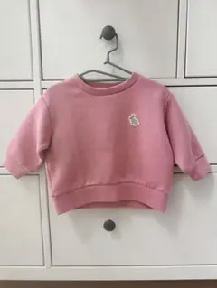 無印　ウサギ刺繍 スウェットトレーナー