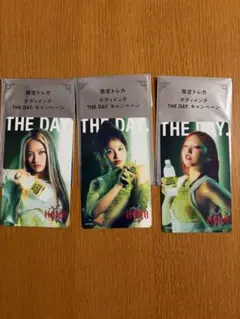 THE DAY キャンペーン タレントカード 3枚セット