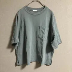 【gu】ヘビーウエイトT シャツ　半袖　無地　コットン　綿　100% Uネック