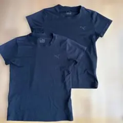 PUMA 黒シャツ　140 2枚セット