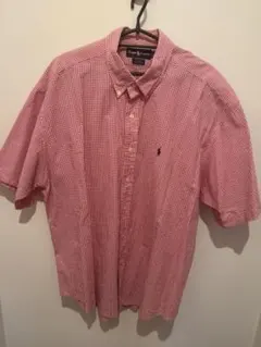 Ralph Lauren Blake 半袖シャツ XL 赤/白チェック