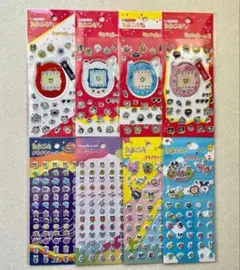 【8枚セット】たまごっち キラキラシール 2 プチプチシール