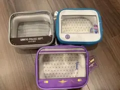 銀河特急ミルキー★サブウェイ ぬいぐるみポーチ　3点セット タイトー プライズ