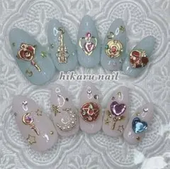 ネイルチップオーダー☆量産型地雷系サブカルワンホン清楚系