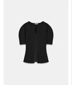 新品❣️ タグ付き❣️ ZARA❣️ 今季新作❣️ ソフトペプラムt❣️