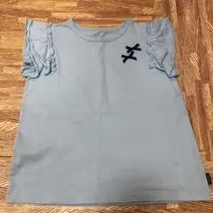 GITA ライトブルー フリル袖 Tシャツ ベルメゾンのサムネイル