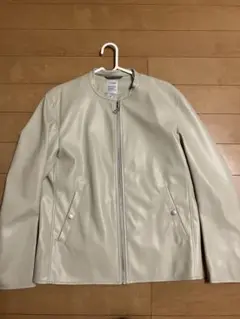 ノーカラーレザージャケット