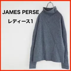 A4257★美品★JAMES PERSE*カットソー*ハイネック*1*グレー