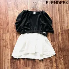 【ELENDEEK】ペプラムブラウスカットソーセット
