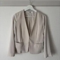 ノーカラージャケット　ナチュラルビューティーベーシック