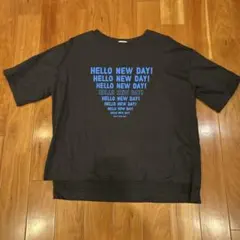タンタン　Mao made 半袖Tシャツ「HELLO NEW DAY!」のサムネイル