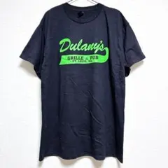 ギルダン クルーネック Tシャツ ロゴ ビッグサイズ L 黒 綿混 カジュアルのサムネイル