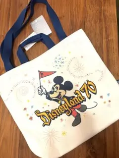 カリフォルニアディズニーランド　70周年　ミッキートートバッグ