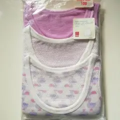 UNIQLO　メッシュタンクトップ　100cm ３枚組 新品未使用