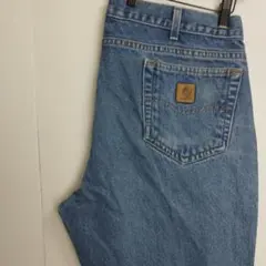 カーハート 40☓30 デニムパンツ ジーンズ ジーパン ブルーのサムネイル