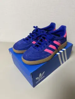 adidas アディダス ハンドボール スペツィアル ブルーxピンク23.5cm