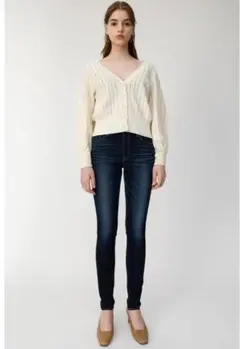 MOUSSY WF Rebirth embroidery 24 ストレッチ 赤耳