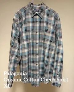 《Patagonia》オーガニックコットンチェック長袖シャツ【XL】のサムネイル