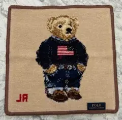 【新品】ラルフローレン　ポロベア　シェニール織ハンカチ