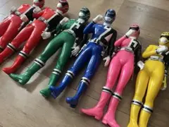 特捜戦隊デカレンジャー ビックサイズソフビフィギュア 32センチセット