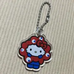サンリオ コラボ ミャクミャク × キティちゃん チャーム アクリルキーホルダー