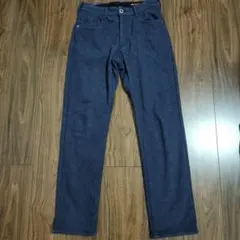 EDWIN WILD FIRE deadair ダークブルー ストレートジーンズ