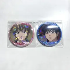 銀魂 缶バッジ 沖田総悟 志村新八 2점 세트